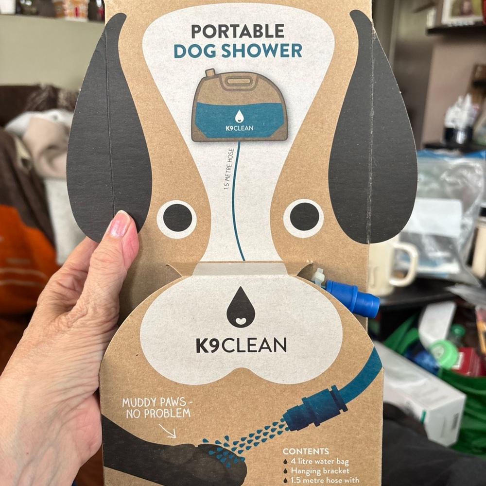 K9Clean Portable Dog Shower.  Also good for many other uses!  New!